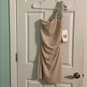 🤍Champagne mini dress🤍